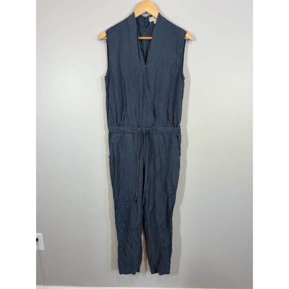Cloth & Stone Pants - Anthropologie Cloth & Stone Women's Navy Blue Sleeveless Jumpsuit Size S